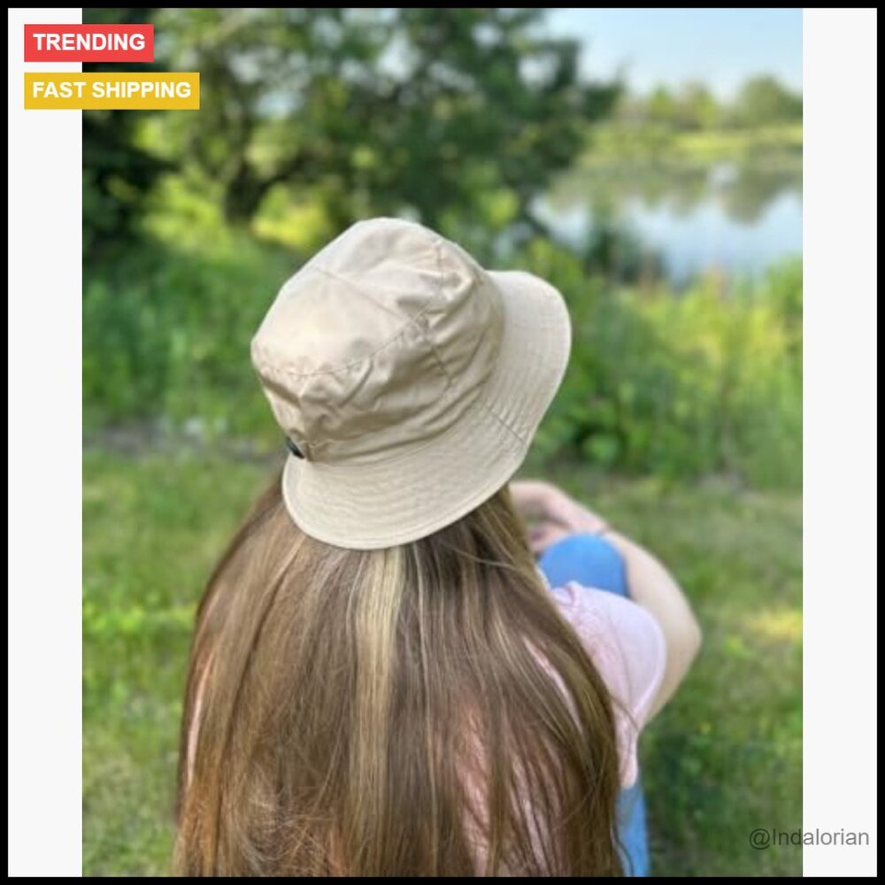 Waterproof Bucket Hat Adjustable Toggle Foldable … - image 4